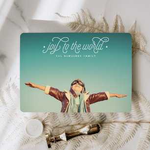 Joie élégante   Carte photo de vacances