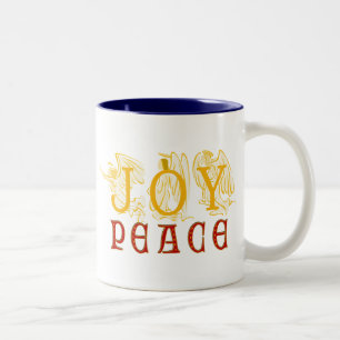 Joie Et Mug De Paix