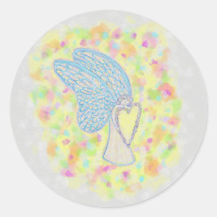 Joie Guardian Angel Art Autocollants personnalisés