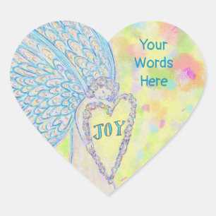 Joie Guardian Angel Art Autocollants personnalisés