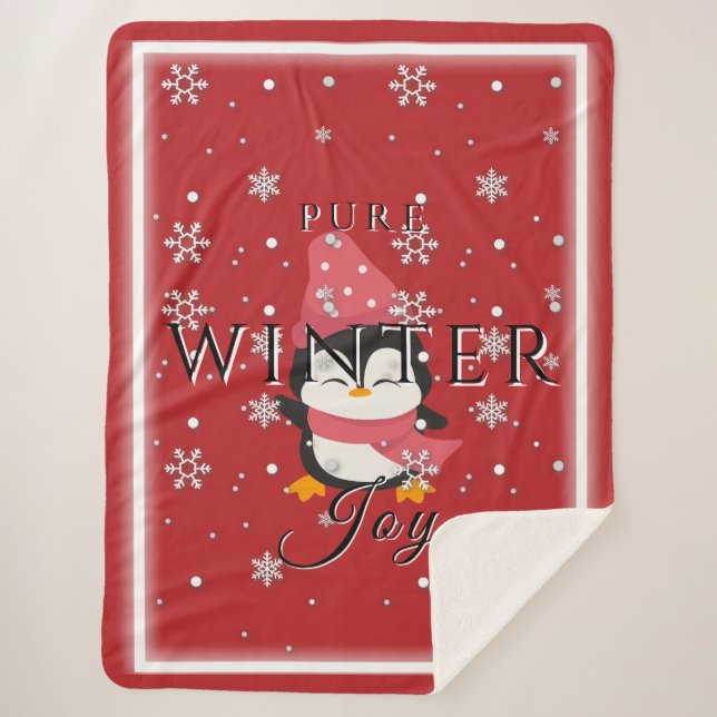 Joie hivernale pure avec couverture de Sherpa Peng (Devant)