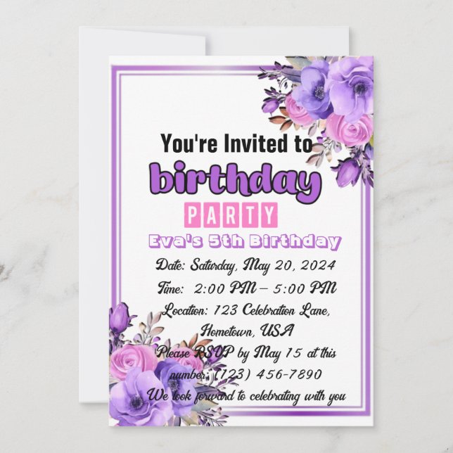 Joie inoubliable : Cartes d'anniversaire pour les  (Devant)