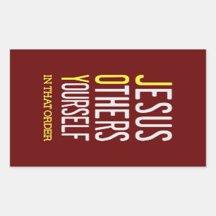 JOIE - Jésus, Autres, Toi-même - Sticker