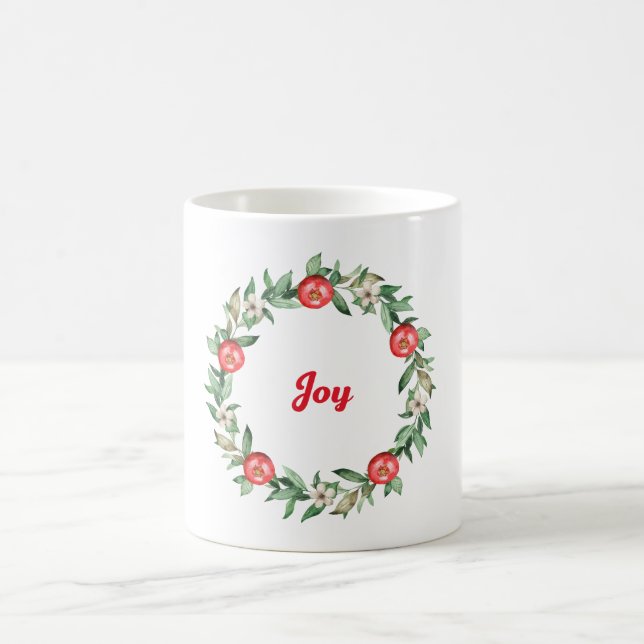 Joie Mug - Rose Floral & Grenade Design (Centre)