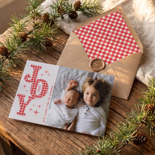 Joie Noël et Carte photo de Noël et Nouvel An