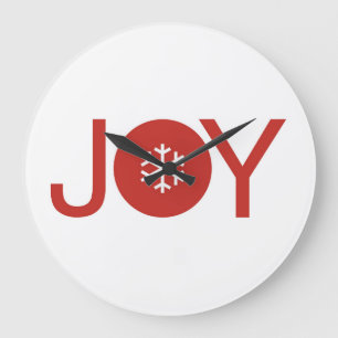 Joie Noël Grande horloge