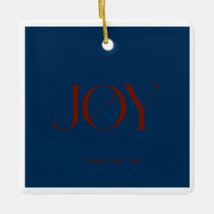 Joie Ornement de Noël personnalisé