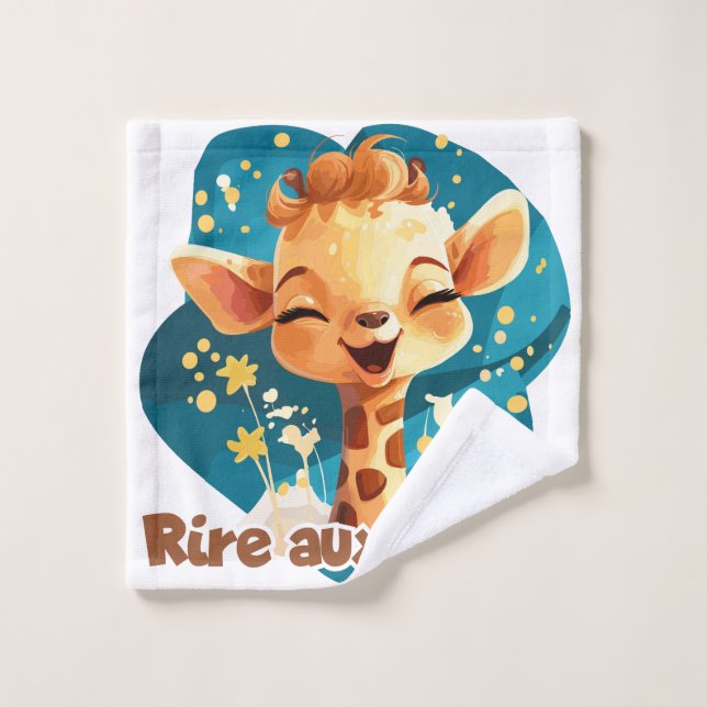Joie (Rire aux éclats) (Gant de toilette)