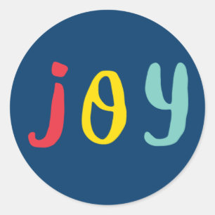 Joie toujours brillante Multi-Couleur   Stickers V