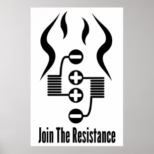 Joignez la résistance 24" x 36" affiche