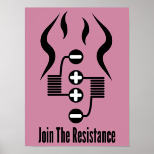 Joignez la résistance - affiche rose