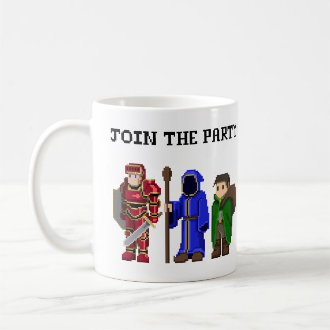 Joignez la tasse de partie (Gauche)