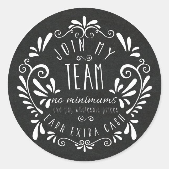Joignez-vous à mon équipe Stickers - Stickers mark (Devant)