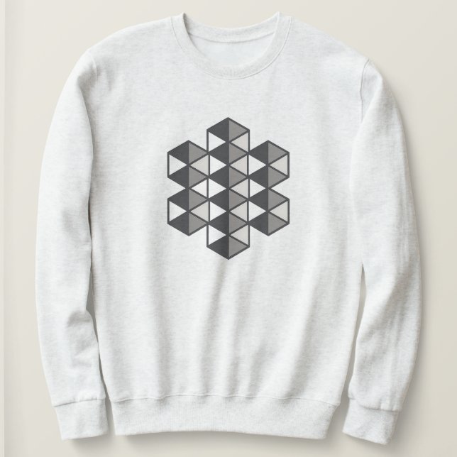 Joined Triangles Women's Sweatshirt (Design devant)