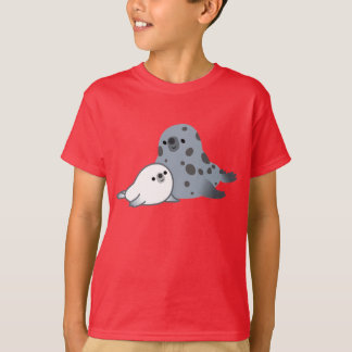 Joint de mère de bande dessinée et T-shirt mignons