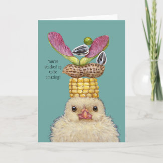 Jojo la carte d'encouragement peep