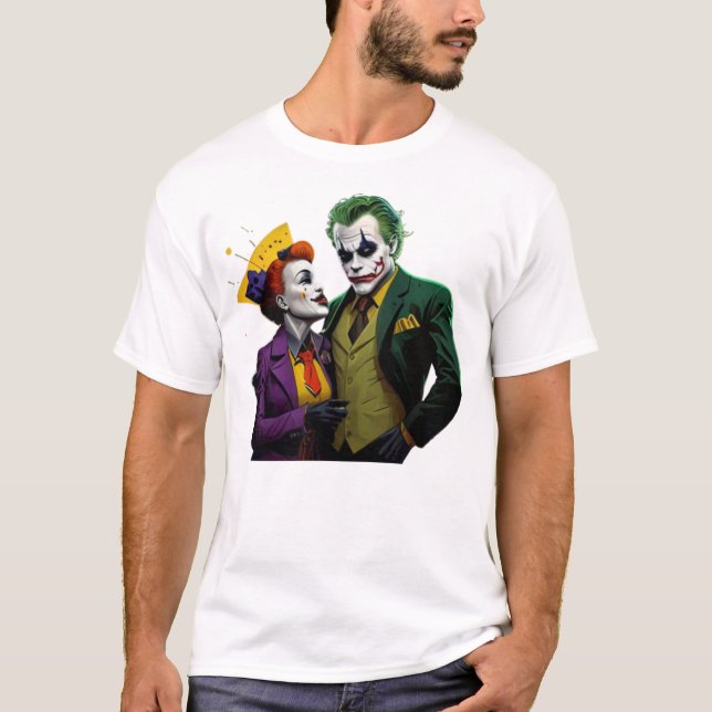  Joker and Harlequin Queen T-Shirt (Devant)