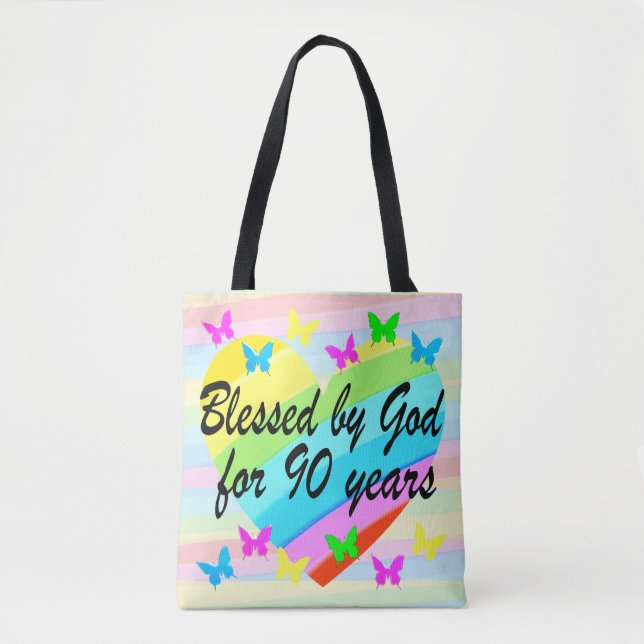 JOLI 90E ANNIVERSAIRE BÉNÉFICE SAC FOURRE-TOUT (Devant)