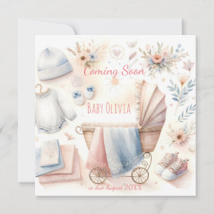 Joli à venir faire-part Invitation