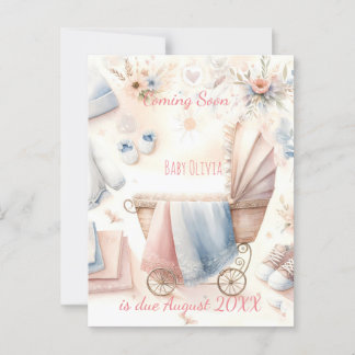 Joli à venir faire-part Invitation