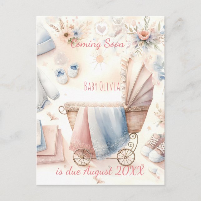 Joli à venir faire-part Invitation (Devant)