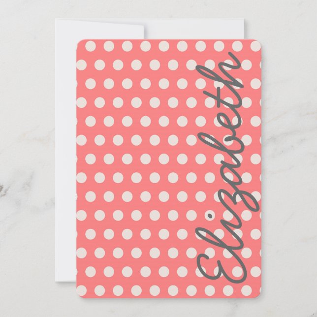 Joli adorable bulle de chewing-gum pois rose (Devant)