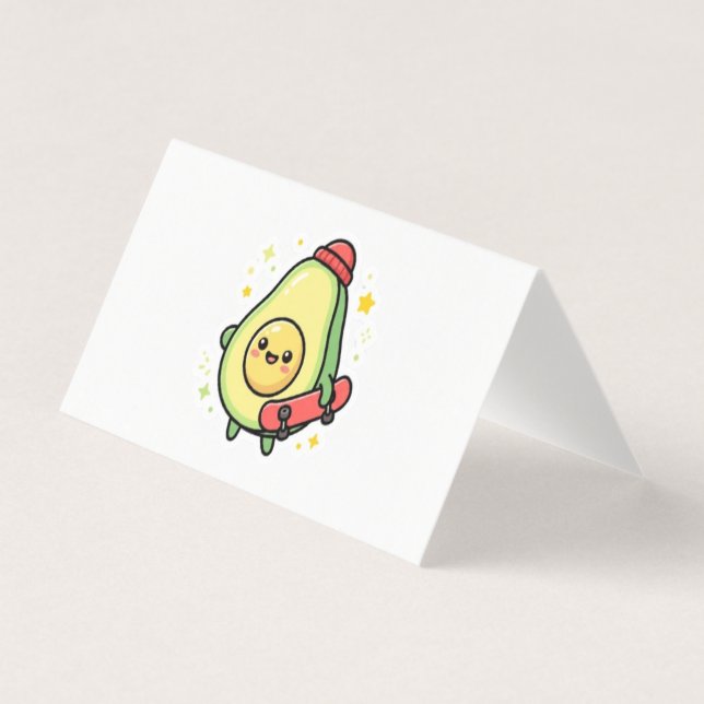 Joli aimant bébé avocat Kawaii. (Front)
