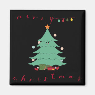 Joli aimant de Noël Arbre de Noël Kawaii