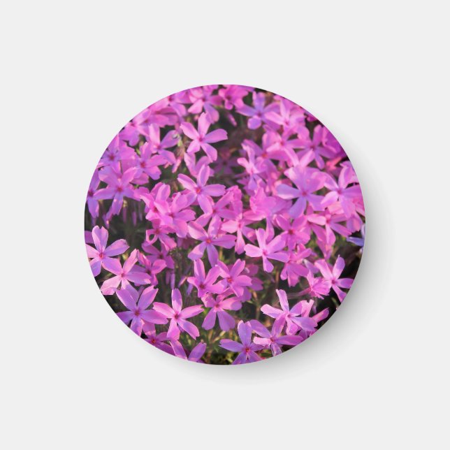 Joli aimant Fleurs violettes (Devant)