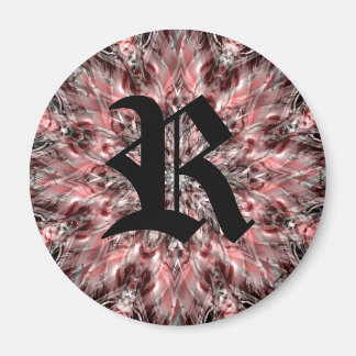 Joli aimant kaléidoscope pour votre monogramme