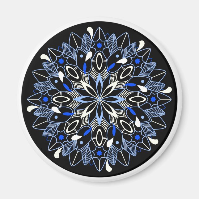 Joli aimant Mandala (Devant)