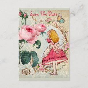 Joli Alice au Pays des Merveilles Mariage Carte de