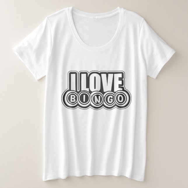Joli amour Bingo mot art  (Design devant)