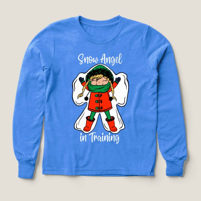Joli ange de neige d'hiver  (Motif recto)