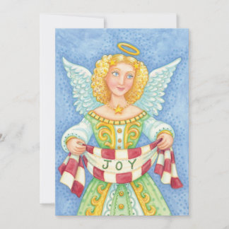 Joli ange de Noël angélique avec invitation à la j