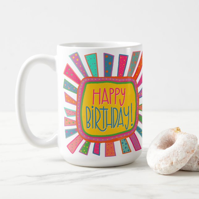 Joli Anniversaire Inspirivity Café Mug (Avec donut)