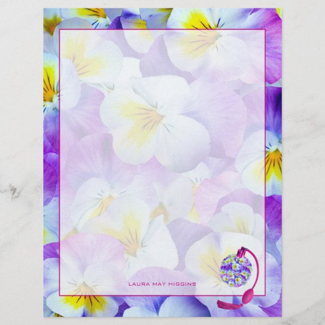Joli atomiseur Pansy (Devant)