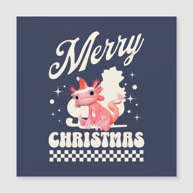 Joli Axolotl de Noël Joyeux Noël (Devant)