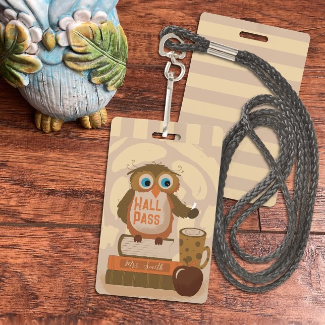 Joli badge de passage de salle de classe en forme  (Créateur téléchargé)