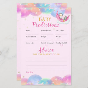 Joli bébé Penguin Baby shower rose Jeu