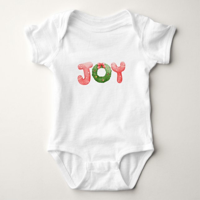 Joli body de Noël pour bébé (Devant)