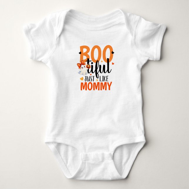Joli Body pour la Première Halloween de Bébé Fille (Devant)