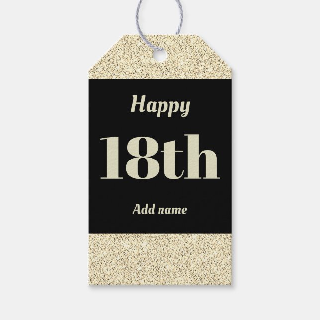 joli cadeau d'anniversaire personnalisé étiquettes (Devant)