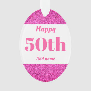 Joli cadeau d'anniversaire personnalisé ornement 5