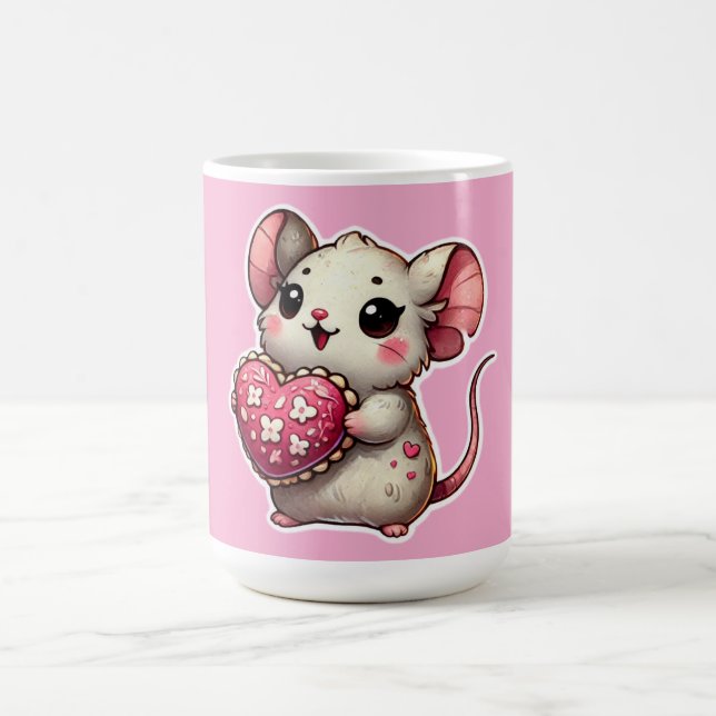 Joli cadeau de jour de valentines Mug café à deux  (Centre)