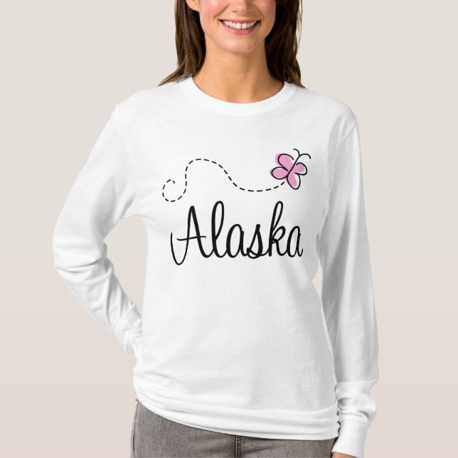 Joli cadeau de T-shirt de l'Alaska (Devant)
