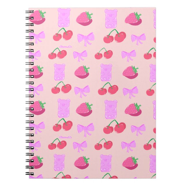 Joli cahier cerise (Devant)
