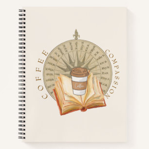 Joli cahier journal rétro minimaliste