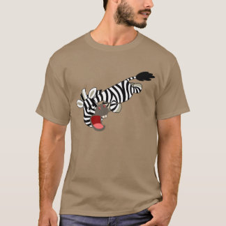 Joli caricature Zebra T-Shirt