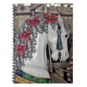 Joli carnet à cheval carrousel